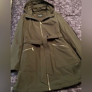 Guess jacket with belt cute stylish pretty XL